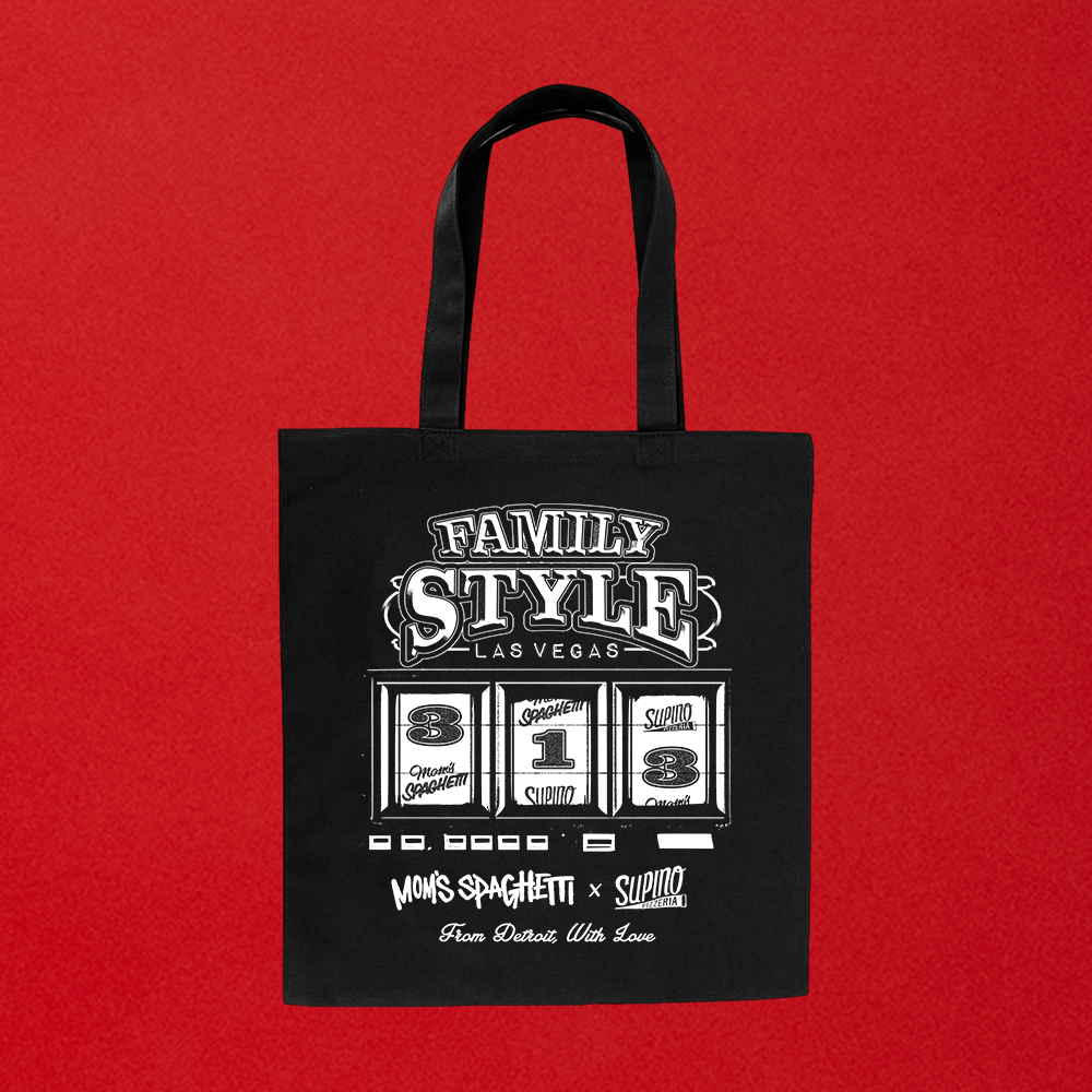 Mom's Spaghetti x Supino Casino Tote Bag